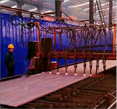 甘肃张掖钢结构车间数控等离子切割机